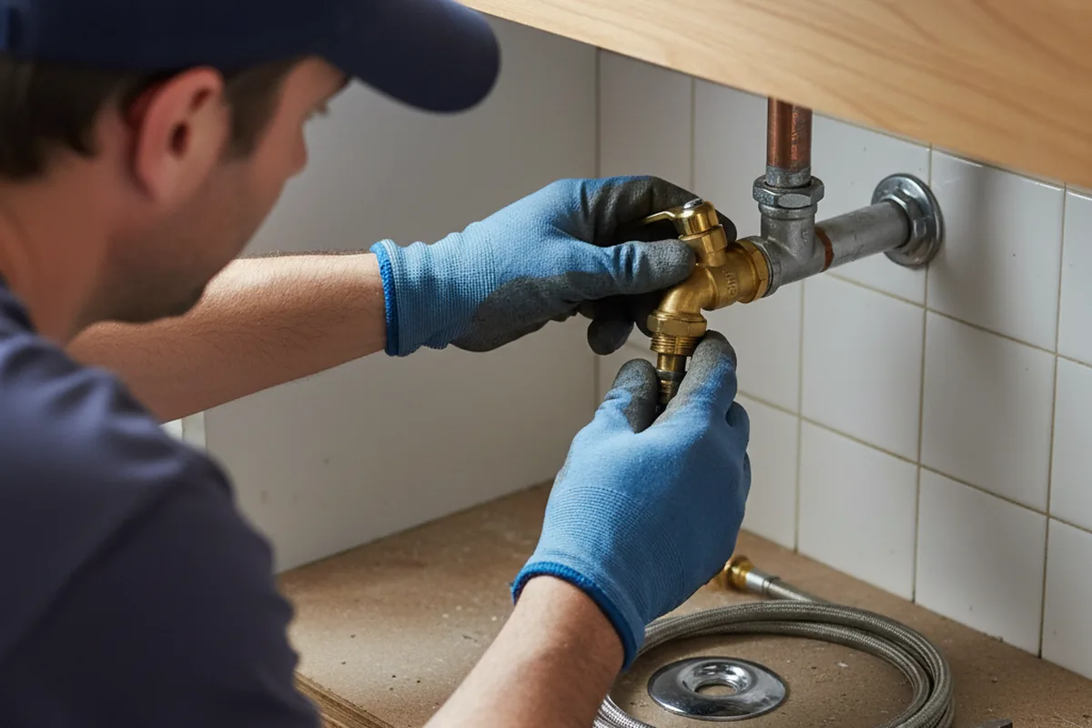 Shutoff valve and fitting work during Faucet and Fixture Repair in Penngrove
